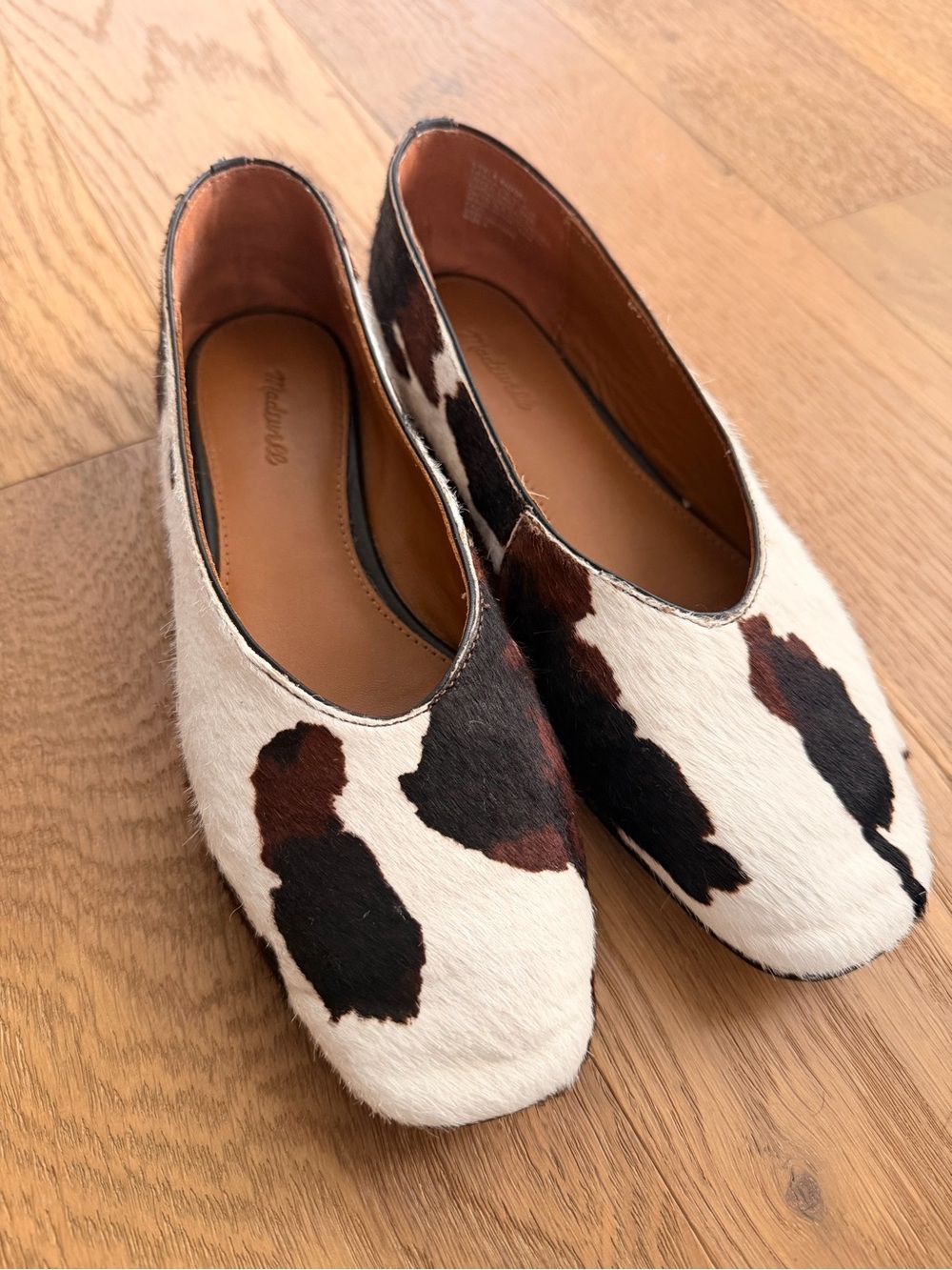 Madewell Women’s Mylie Ballet Flat in Haircalf size 6.5